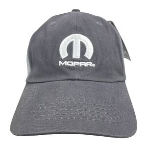 Mopar | NWT | Gray Mesh Back Hat‎ Adjustable Strapback Cap 100% Cotton
